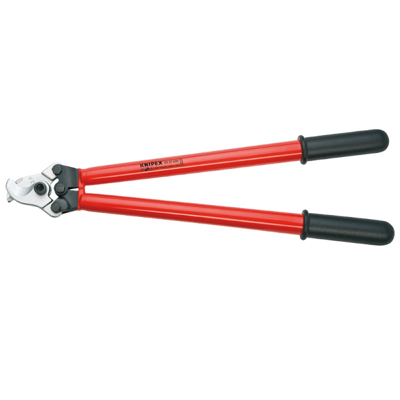 Кабелерез Knipex KN-9527600 VDE 27 мм 150 мм длина 600 мм стальной корпус обливные диэлектрические ручки 53356₽