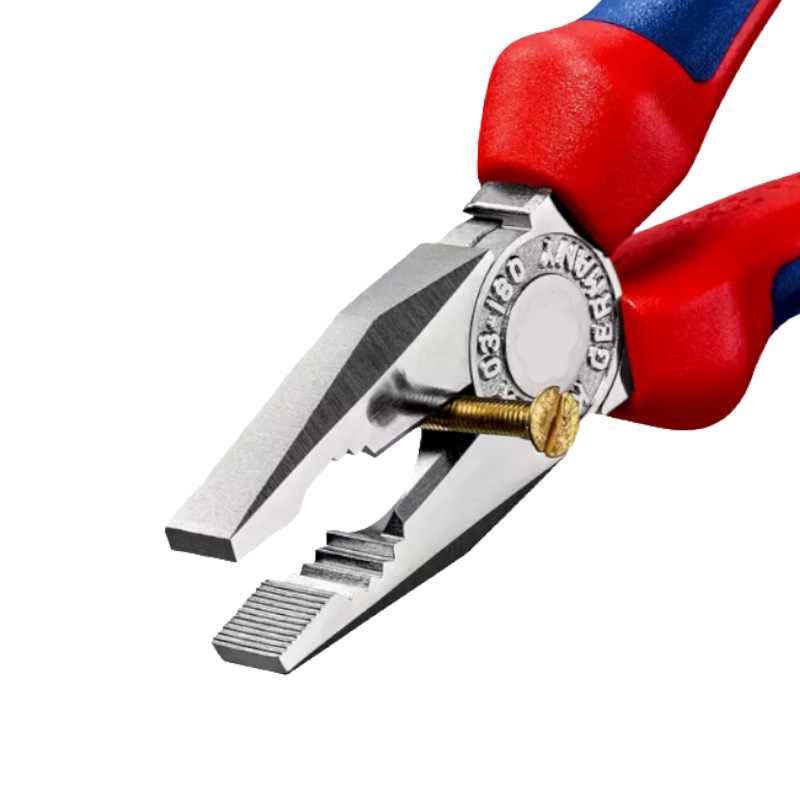 Плоскогубцы комбинированные Knipex KN-0305180SB, 180 мм, хром, 2-комп ручки, SB в Туле