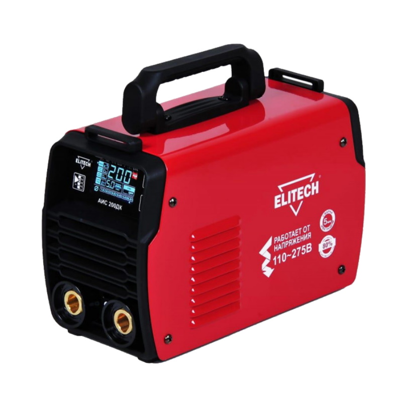 Сварочный инвертор Elitech АИС 200ДК 196357 MMA TIG 13990₽