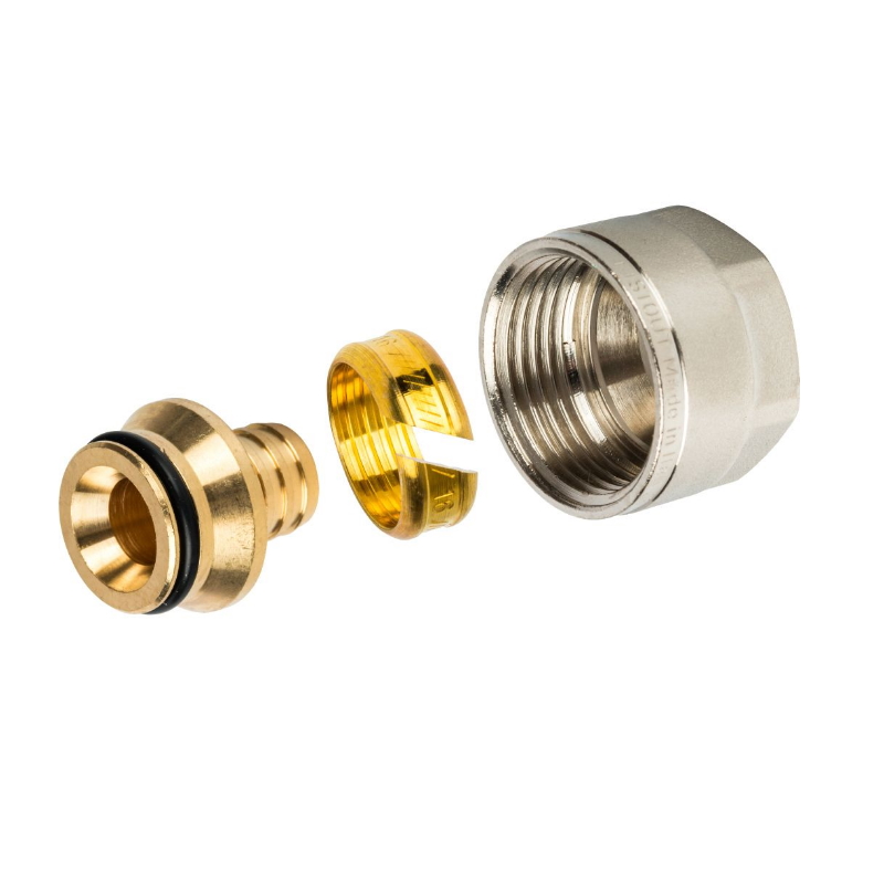 Компрессионный фитинг для труб Pex Stout SFC-0020-001620, 16x2x3/4