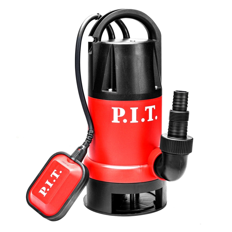 Насос дренажный электрический PIT PSW1100-W 1100Вт грязная вода напор 12 м 300лмин ударный пластик 4042₽