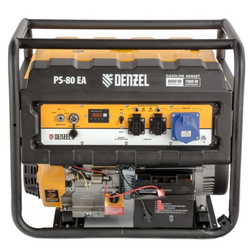 Бензиновый генератор Denzel PS-80 EA, 946924 в Коврове