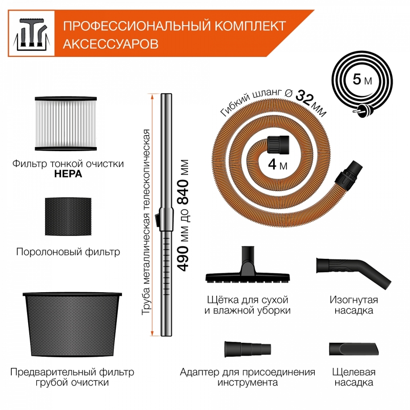 Строительный пылесос Daewoo DAVC 2516S в Туле