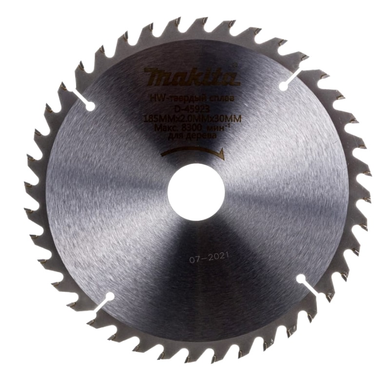 Пильный диск для дерева, 185x30/16/20x2/1.3x40T Makita D-45923 в Туле