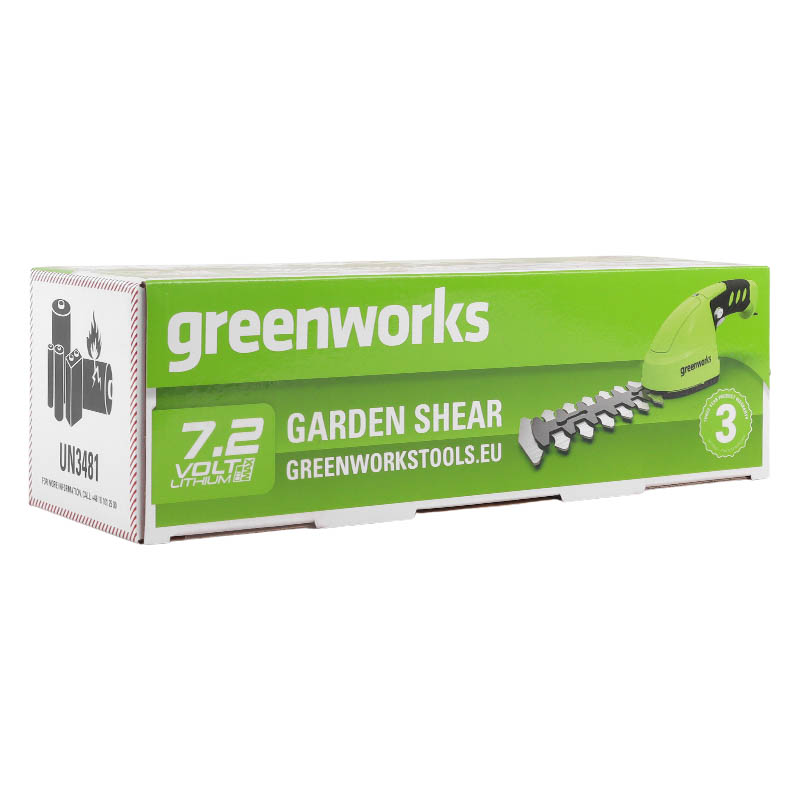 Аккумуляторные садовые ножницы Greenworks G7.2HS 1600107