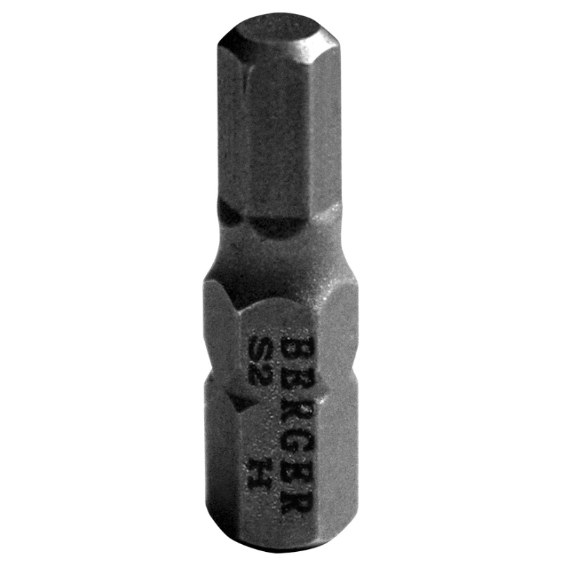 Биты Berger BG2379, магнитные, Hex6, 25 мм, 2 шт., S2 в Иваново