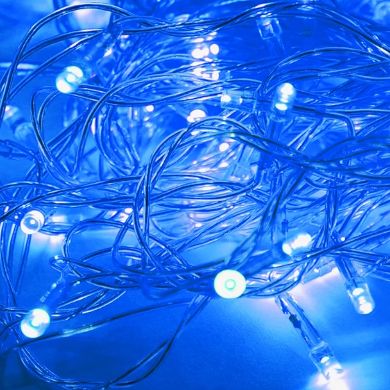 Гирлянда светодиодная Космос KOC_GIR50LED_B, 476083, 50LED, провод 6.5м 8 режимов в Иваново