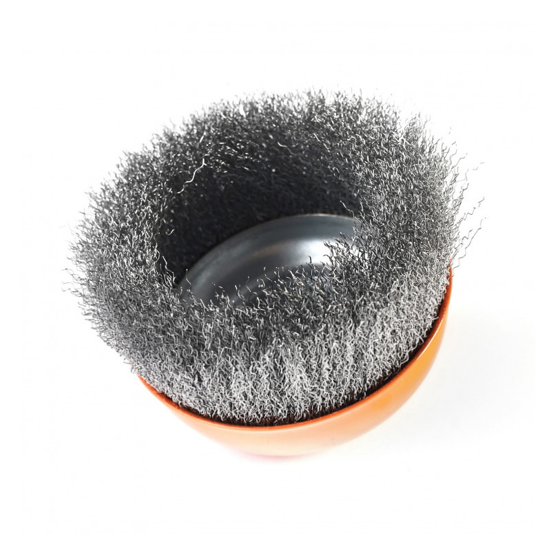 Щетка EDGE by PATRIOT 813010004, 125*М14, чашеобразная, гофрированная проволока