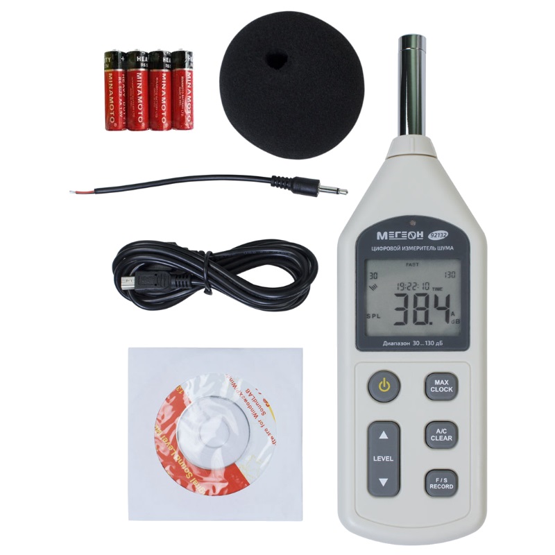 Измеритель шума с USB интерфейсом Мегеон 92132 4489 в Костроме