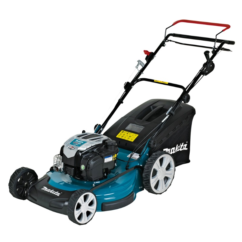 Газонокосилка бензиновая Makita PLM5600N2, 3 л.с., ширина скашивания 56 см, самоходная в Кинешме
