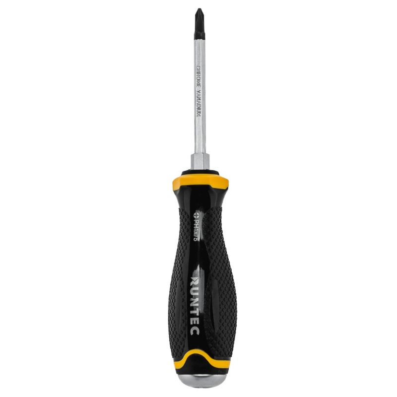 Отвертка Runtec RT-SD3PH1x75, PH1x75 мм, CrV, усиленная со сквозным стержнем в Рыбинске