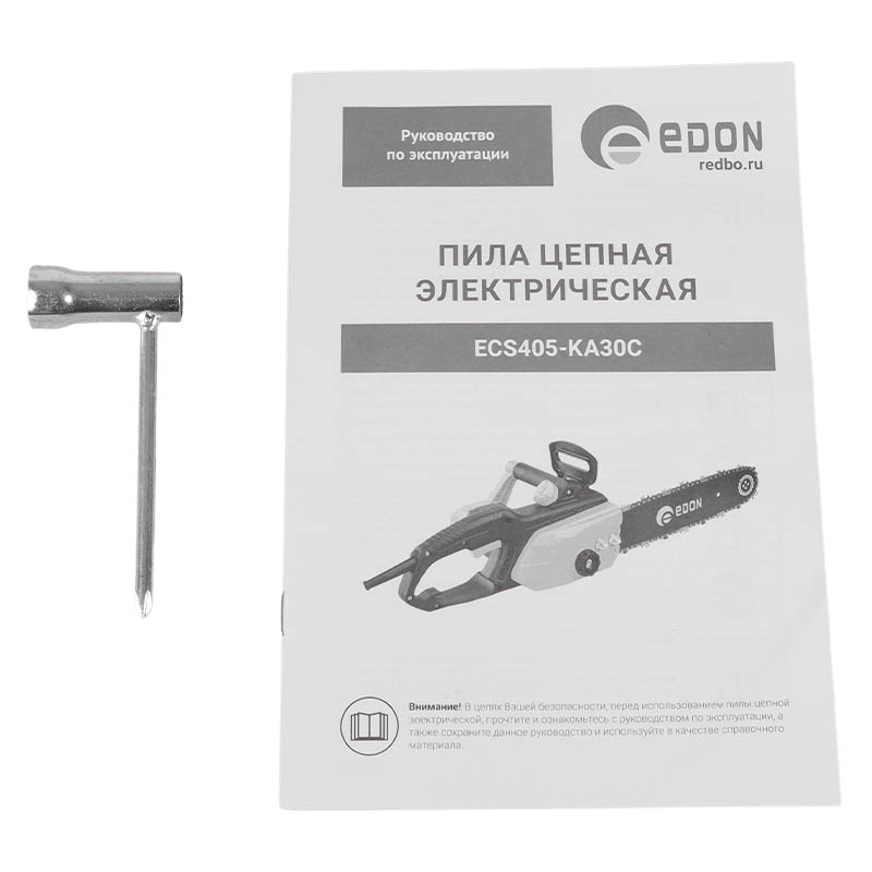 Пила цепная электрическая Edon ECS405-KA30C 22152, 1400 Вт, шина 35 см  в Коврове