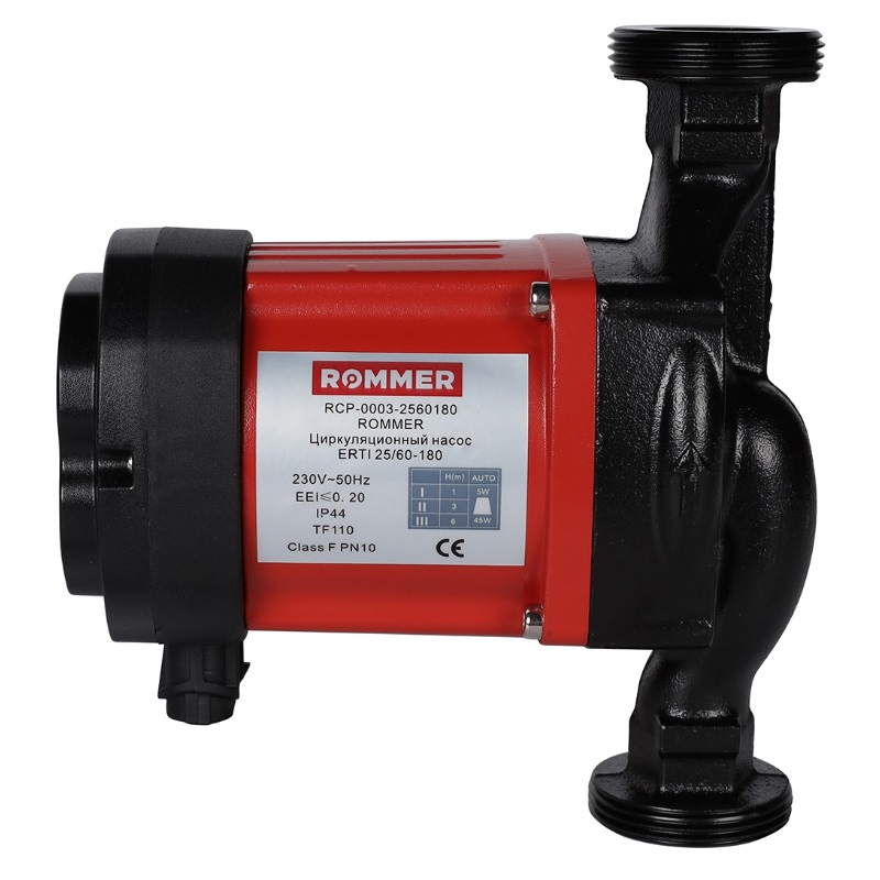 Циркуляционный насос Rommer ERTI 25/60-180 RCP-0003-2560180 с теплоизоляцией в Твери