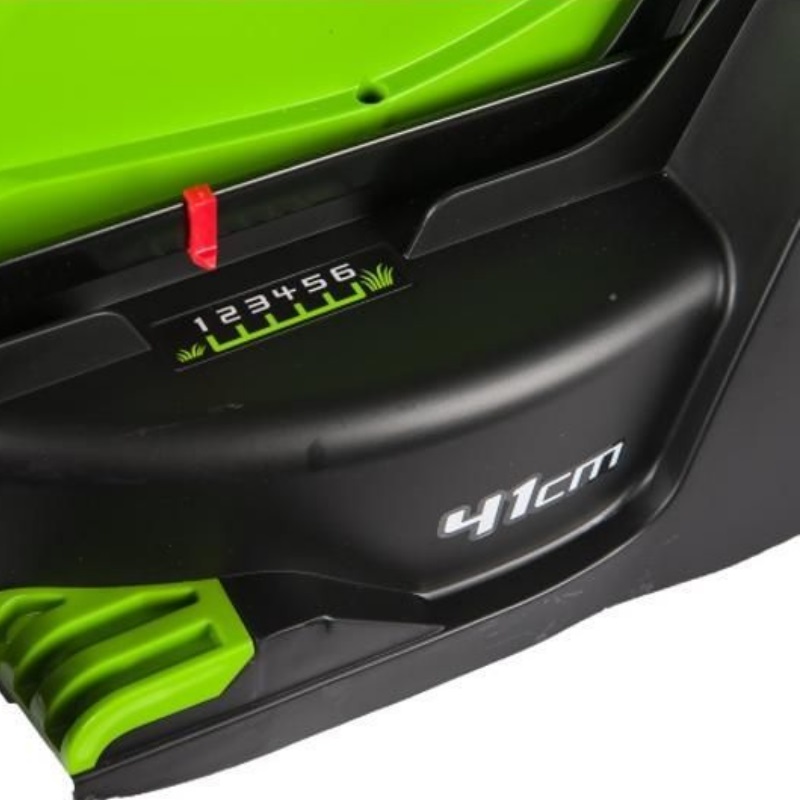 Электрическая газонокосилка Greenworks GLM1241 (1200Вт, 40см, ширина скашивания 41 см) в Коврове