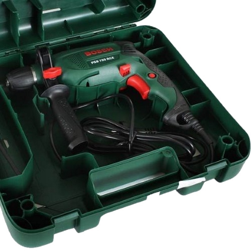 Дрель ударная Bosch PSB 750 RCE 0.603.128.520, 750 Вт в Кинешме