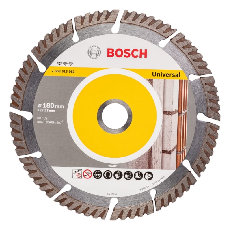 Алмазный диск Bosch STF Universal 2.608.615.063 (180 мм, посадочный диаметр 22.23 мм, кромка 10 мм) в Иваново