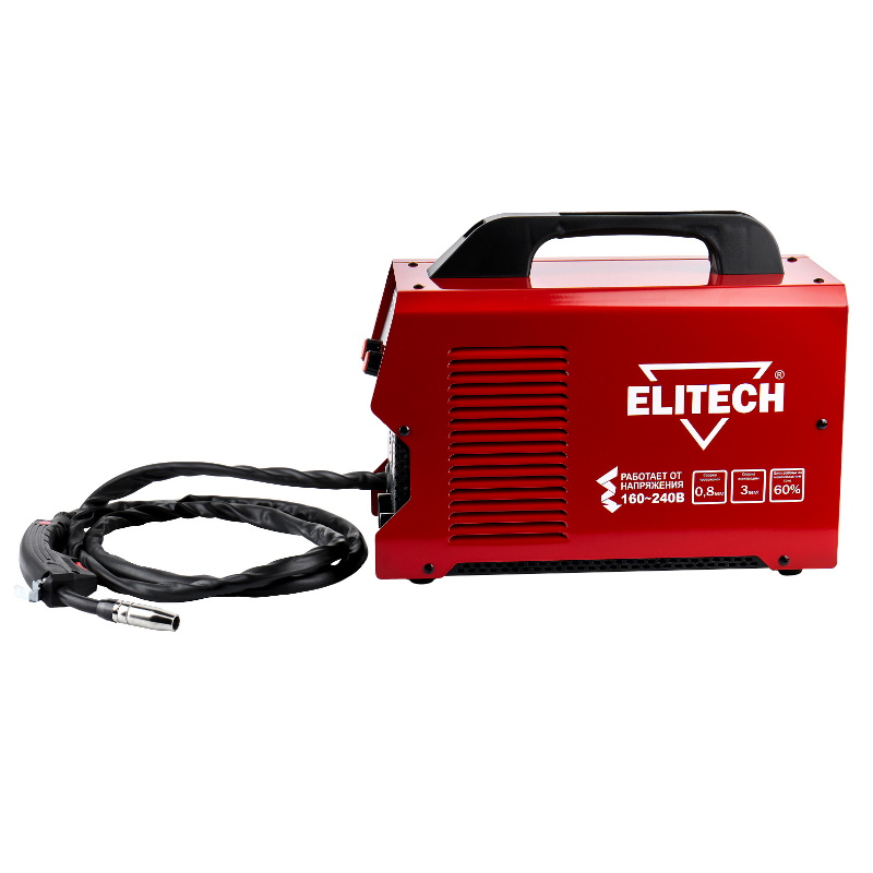 Инвертор Elitech ДМ ИС 120 СП 204752, MIG/MAG, 220В, 3.5 кВт, 30-120A(MIG), 20-120А(MMA)