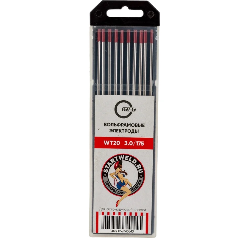 Вольфрамовый электрод Start WT 20 WT2030175U 30 х175 красный 328₽