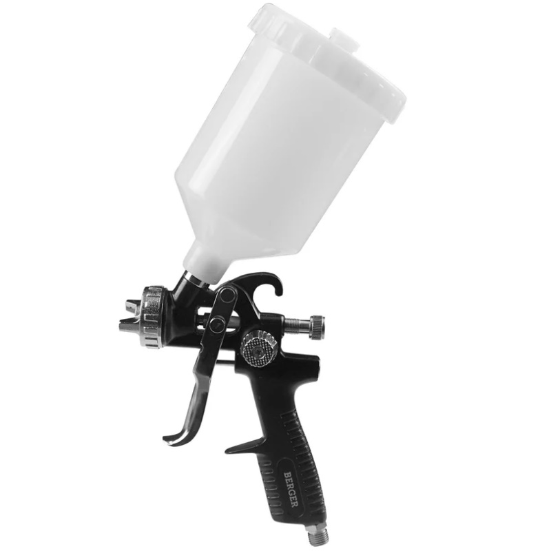 Пневматический краскопульт Berger BG ГРАУ BG1370 HP 20 мм верхний бачок 189200₽
