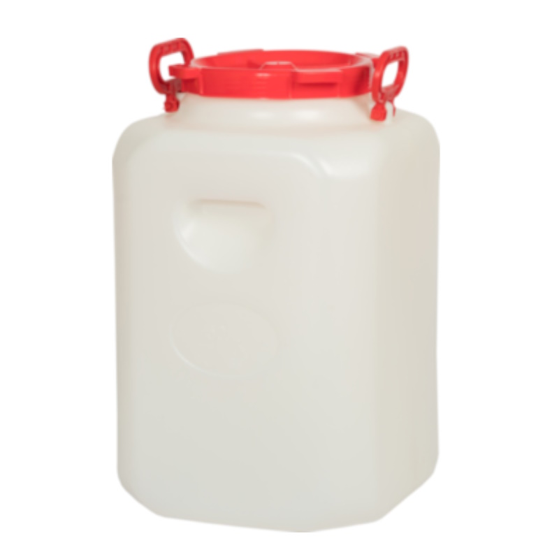 Бочка Радиан 10193065, 50л, дачная, квадратная, белая, усиленные ручки, пищевая