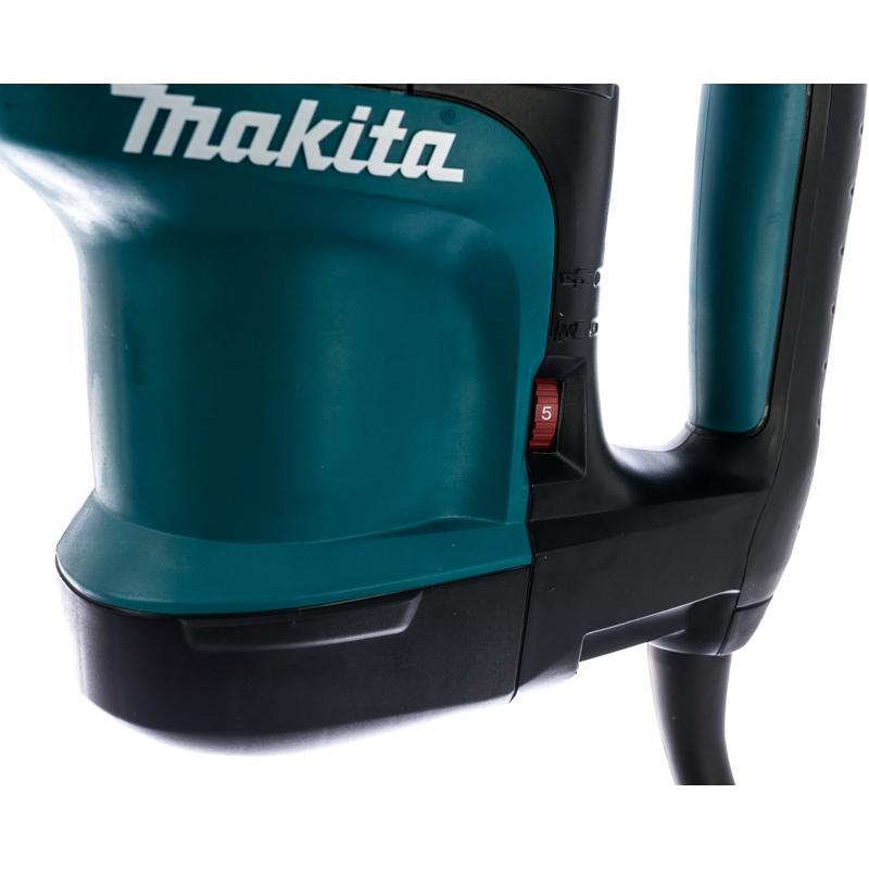 Отбойный молоток Makita HM0870C (тип патрона SDS Max, число ударов/мин 2650, номинальная мощность 1110 вт, кейс)