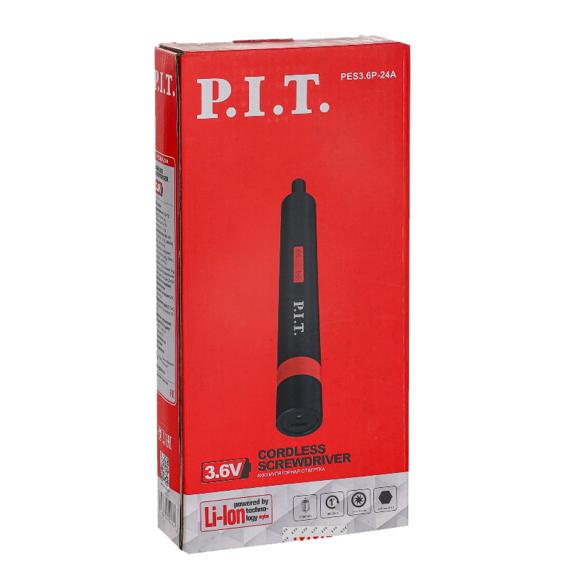 Отвертка аккумуляторная P.I.T. PES3.6P-24A (3,6 В, 2 Нм, 1.3 Ач) в Нижнем Новгороде