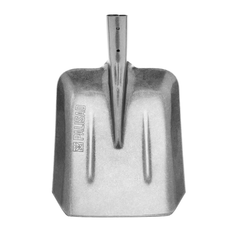 Лопата совковая Palisad LUXE 61325, 230х275, ребра жесткости, рессорная сталь, 0,9 кг, без черенка