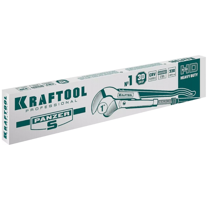 Ключ трубный Kraftool  2733-10_z02 тип "Panzer-S" изогнутые губки в Костроме