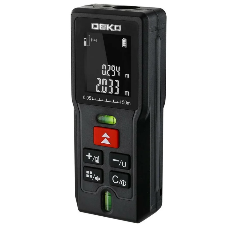Лазерный дальномер Deko GLS-50 065-0242, вес 72 г, точность 2 мм в Коврове