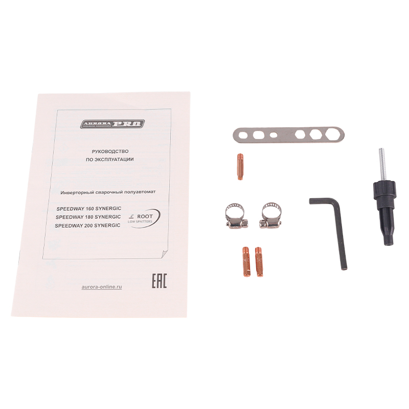 Сварочный полуавтомат Aurora SPEEDWAY 180 SYNERGIC IGBT TIG 19214 профессиональный