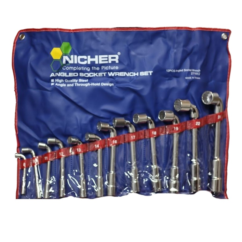 Ключи угловые торцевые 271812C (набор 12шт) NICHER® в Костроме