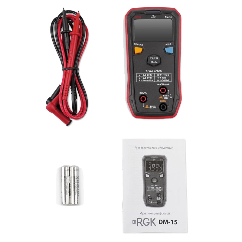 Мультиметр цифровой RGK DM-15 755153 в Туле