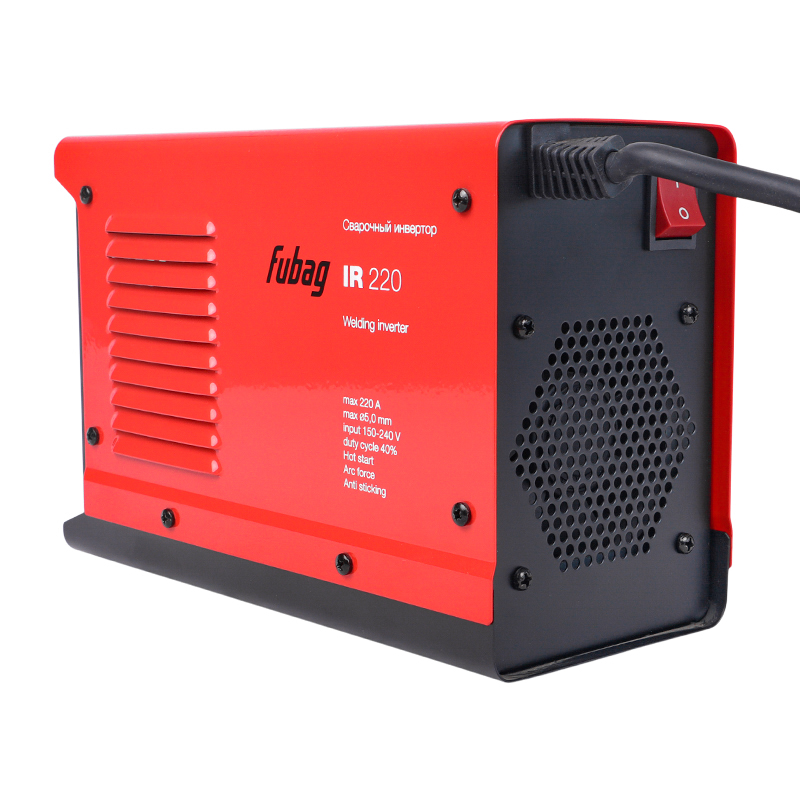 Сварочный инвертор Fubag IR 220 31404 ток 220 А вес 45кг