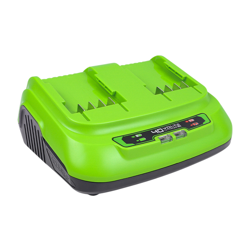 Быстрое зарядное устройство на 2 аккумулятора 40 В Greenworks 2938807 6472₽