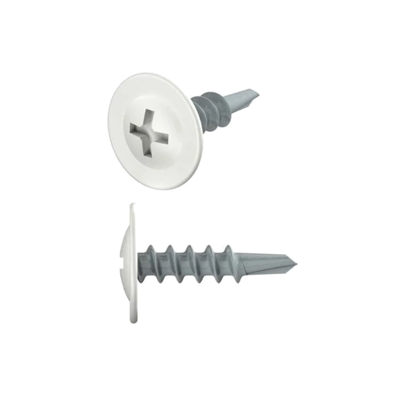 Саморез Starfix SMZ1-55674-50, 4.2х16 мм, с прессшайбой, цинк, со сверлом, RAL 9003, 50 шт. в зип-локе в Туле