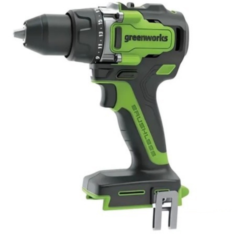 Дрель-шуруповерт ударная аккумуляторная Greenworks GD24DD140 24V 3707607CUB, б/щет,70/140Нм,Anti-kickback,1x4Ач,ЗУ,кор
