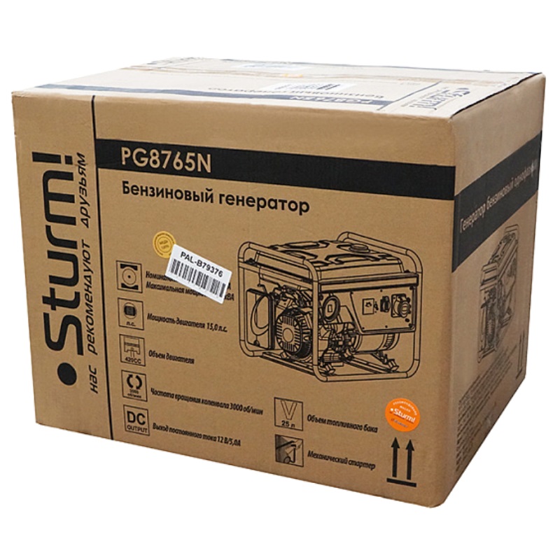 Бензиновый генератор Sturm PG8765N в Костроме