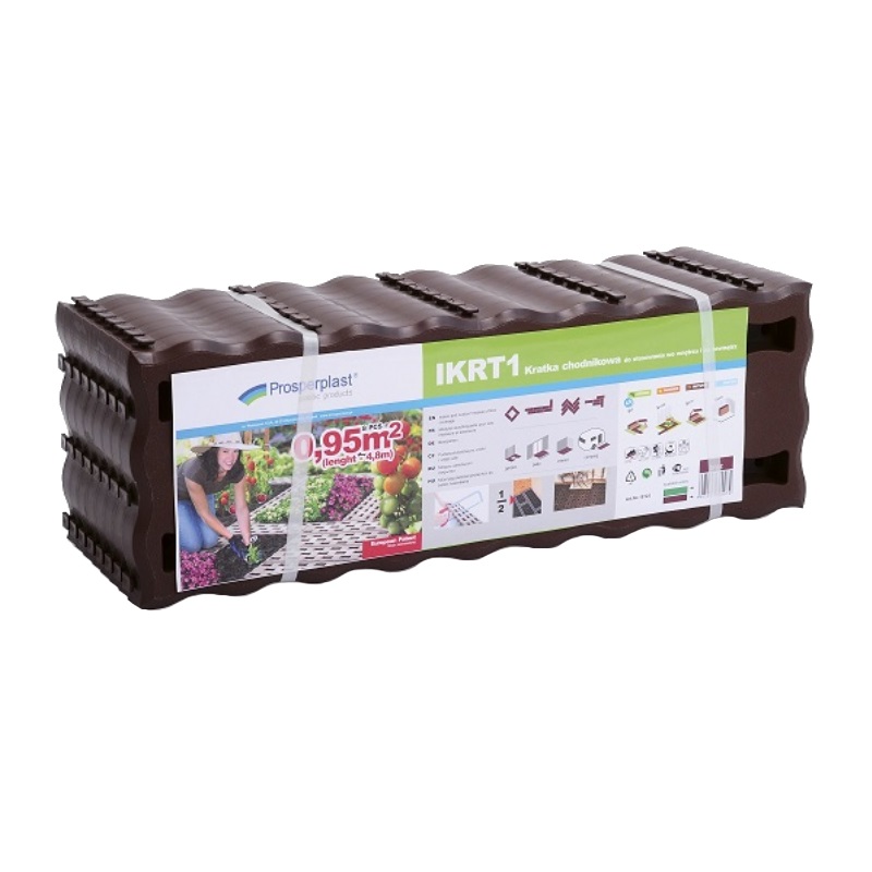 Плитка садовая Prosperplast Floor module PAD IKRT1-R222 (коричневый)