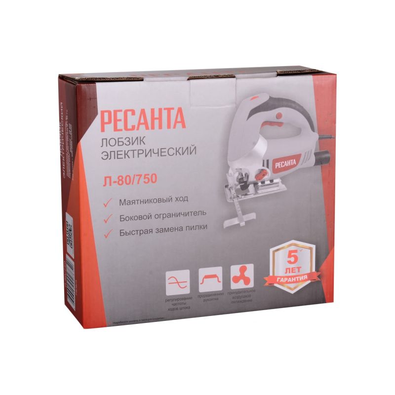 Электрический лобзик Ресанта Л-80/750 75/9/3 в Ярославле
