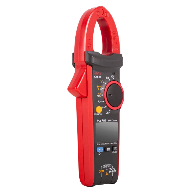 Токоизмерительные клещи RGK CM-20 779692 (с поверкой, напряжение постоянного и переменного тока) в Туле