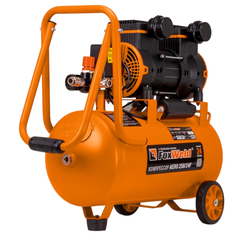 Компрессор безмасляный FoxWeld AERO 250/24F 9983