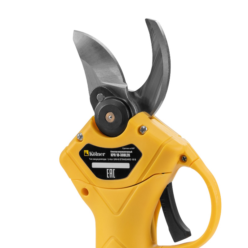 Секатор аккумуляторный Kolner KPR 18-30BL2K 4610264003608, 18V, UNI-M Standard, 2 АКБ1.5Ач, ЗУ, кейс в Ярославле