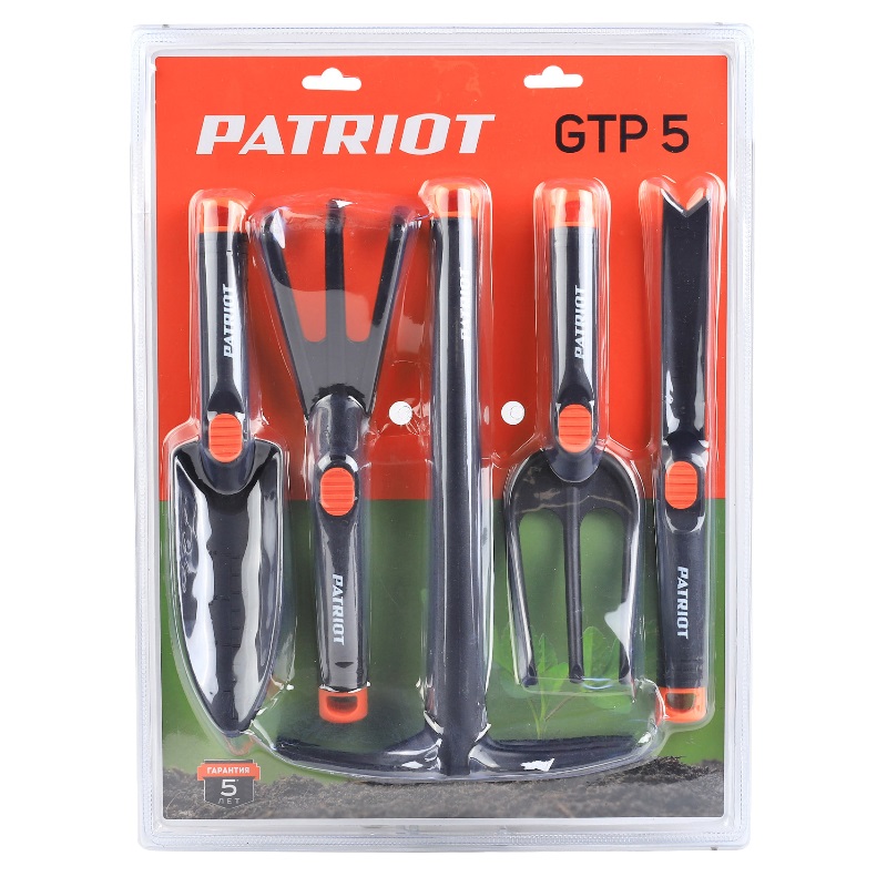 Набор садовых инструментов Patriot GTP5 777001506, 5 предметов, нейлон в Кинешме