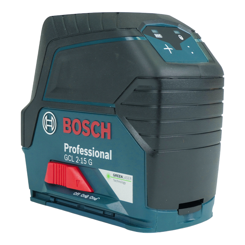 Лазерный нивелир Bosch GCL 2-15 G 0.601.066.J00, с держателем RM1-BM3 и кейсом