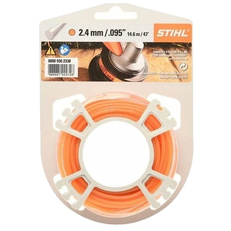 Леска для триммера Stihl 00009302338-14, 2.4 мм в Угличе
