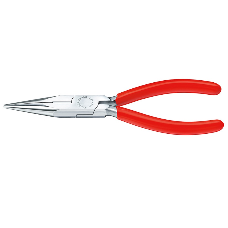 Длинногубцы с режущими кромками Knipex KN-2503125 125 мм хром обливные ручки 4740₽