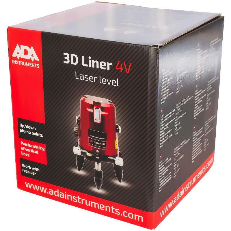 Лазерный уровень Ada 3D Liner 4V А00133