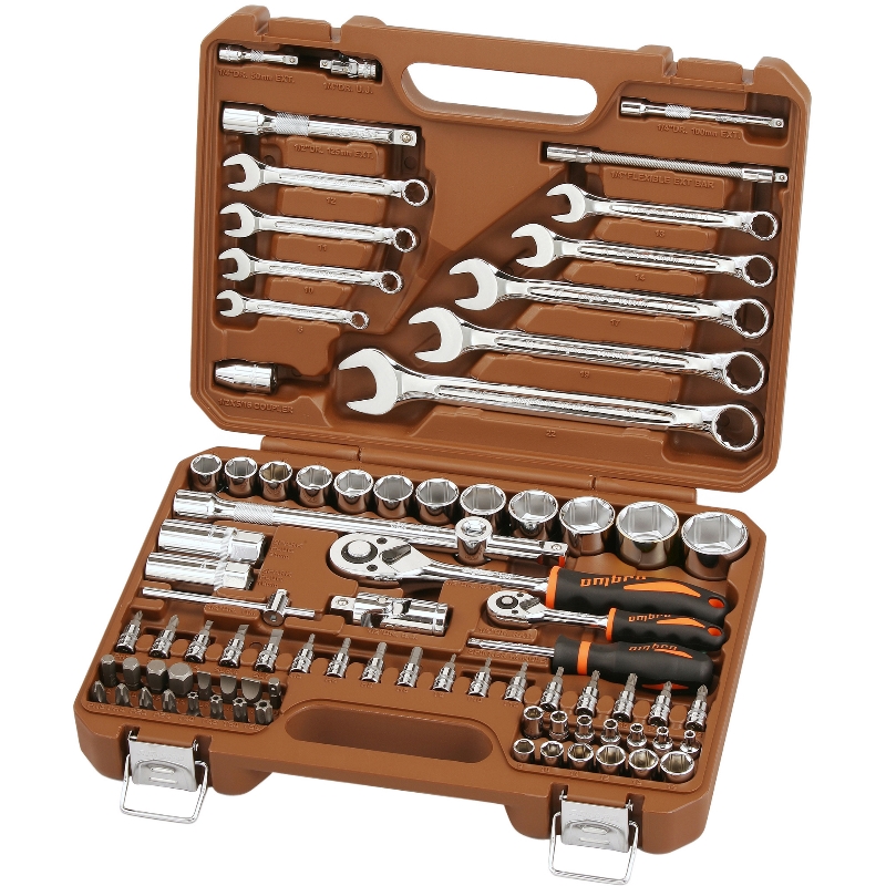 Набор инструмента универсальный Ombra OMT82S, 1/4", 1/2"DR, 82 предмета во Владимире