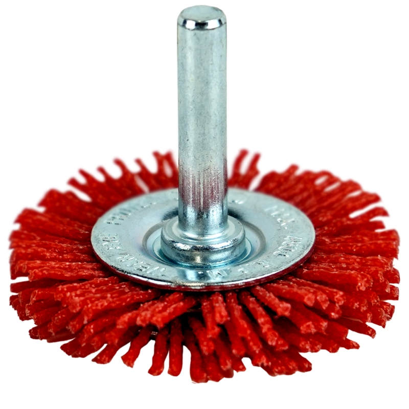 Кордщётка дисковая Berger BG1737 абразивный нейлон 12 мм P80 диаметр 50 мм хвостовик 6 мм 334₽