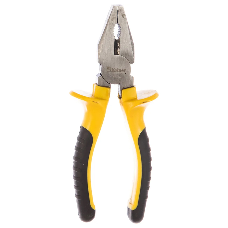 Пассатижи комбинированные Kolner KСР 6 4630003368980 пластиковые рукоятки с прорезиненными вставками 410₽